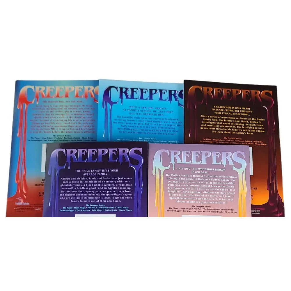 Strange Things Are Happening In‎ CREEPERS Edgar Hyde Horror Series Vol. 6-10 New